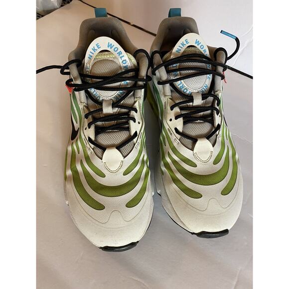 Nike Air Max Exosense SE White Black Volt Blue Fury CV3016-100 Men's Size 10.5 - Picture 5 of 8